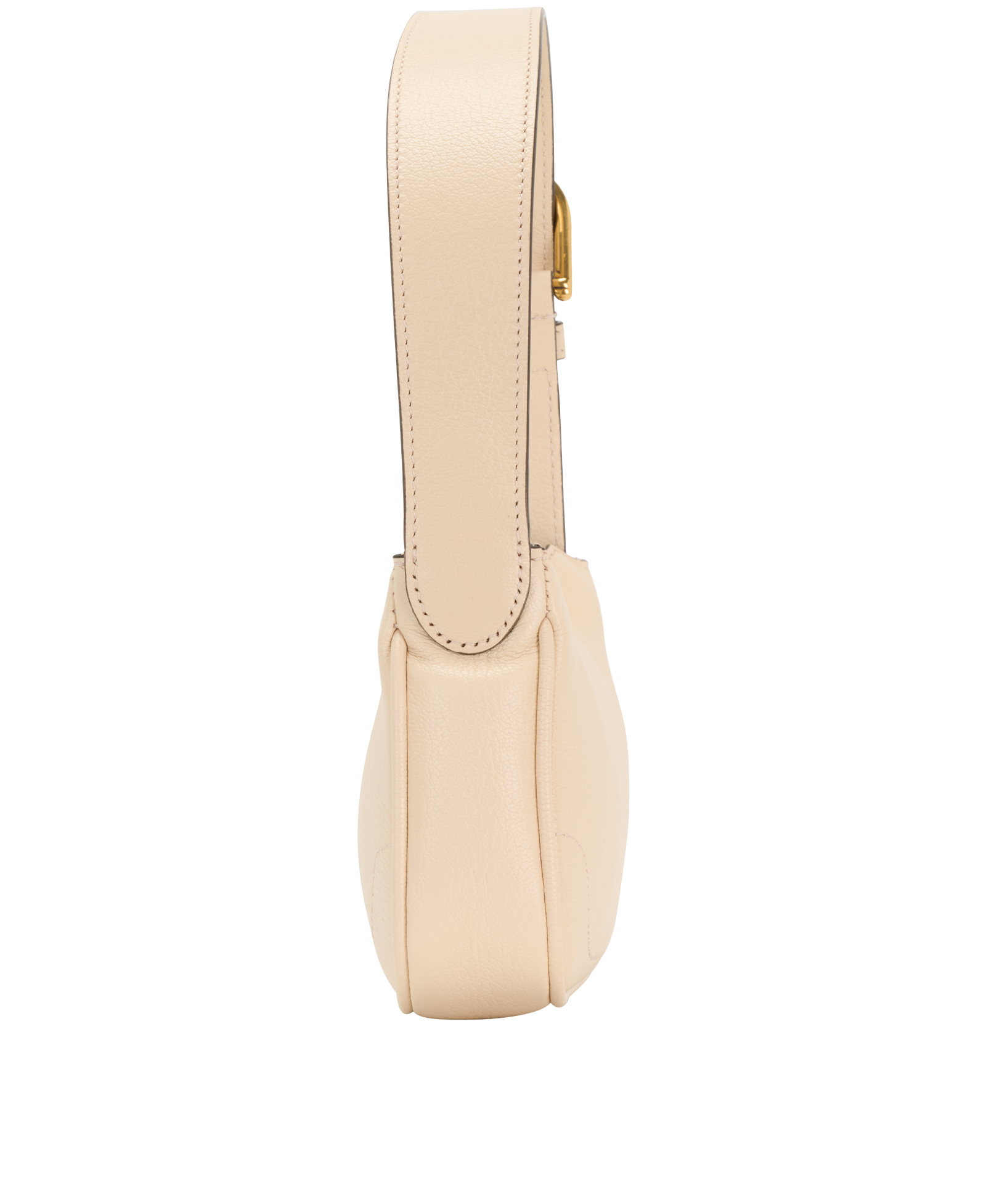 Small Aphrodite Shoulder Bag, &pound;595, Handbags, Cream, Leather, Bottom view